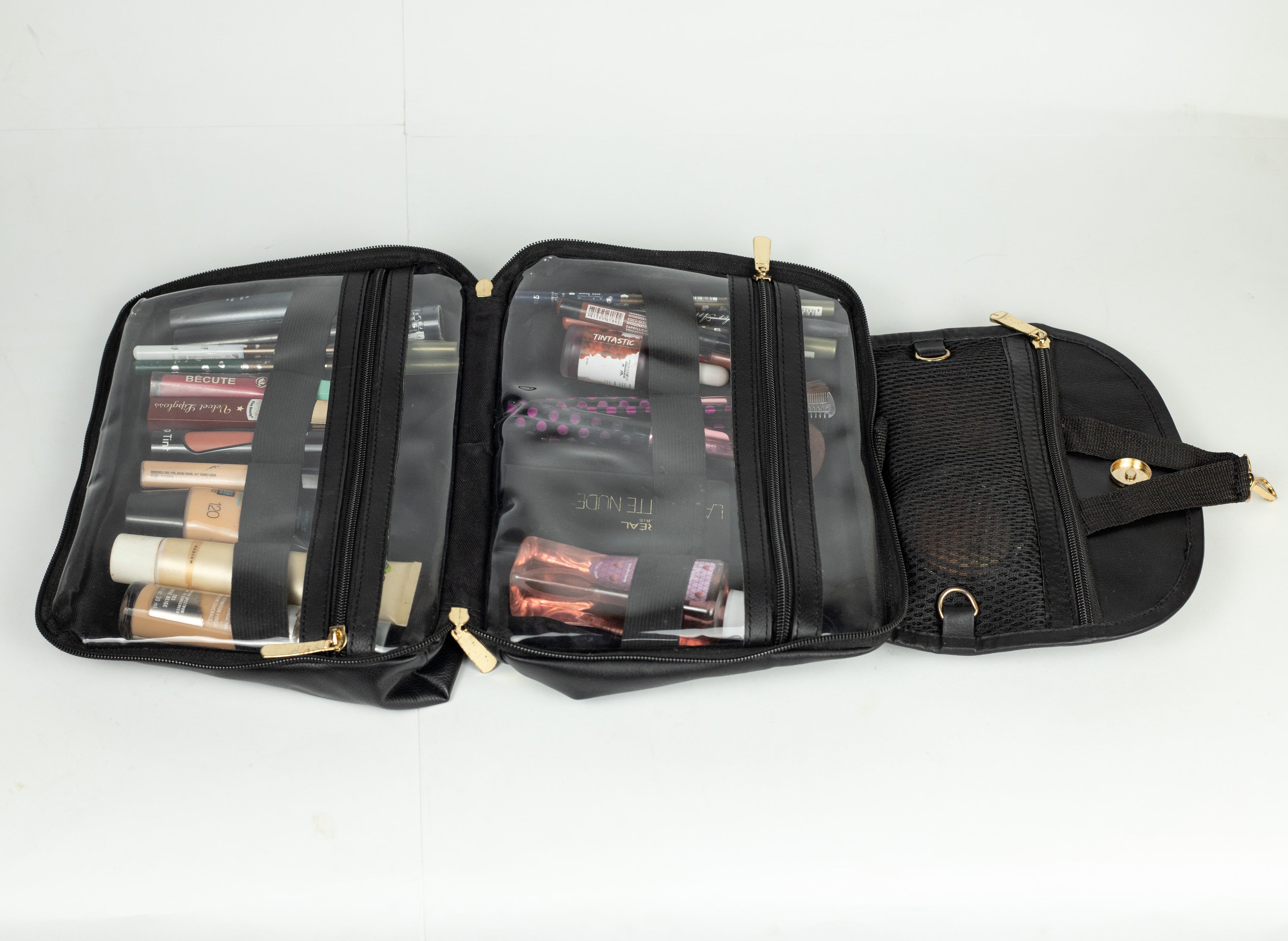 Multi-Compartment Makeup Organizer Bag