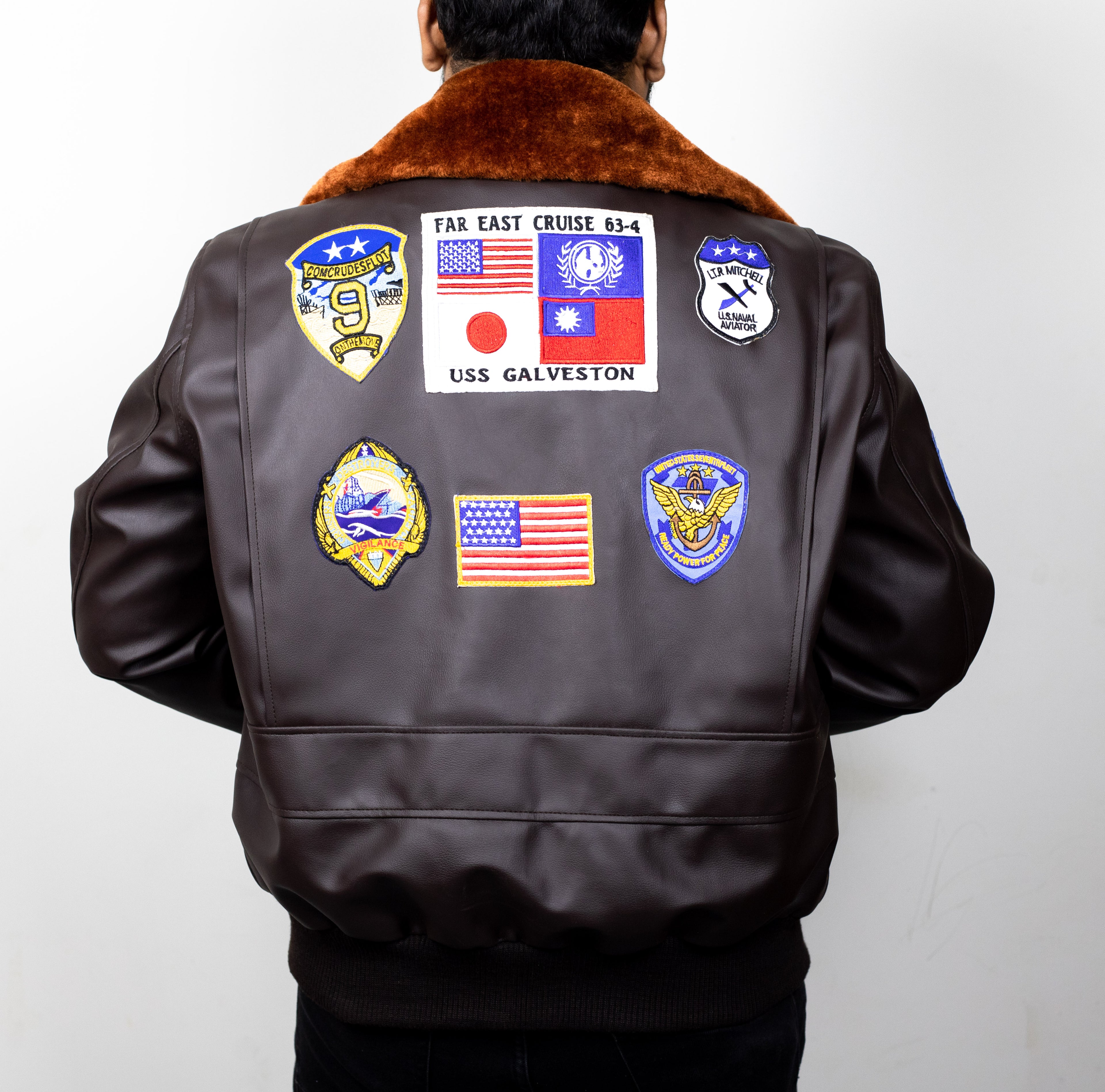 Leather Bomber Jacket