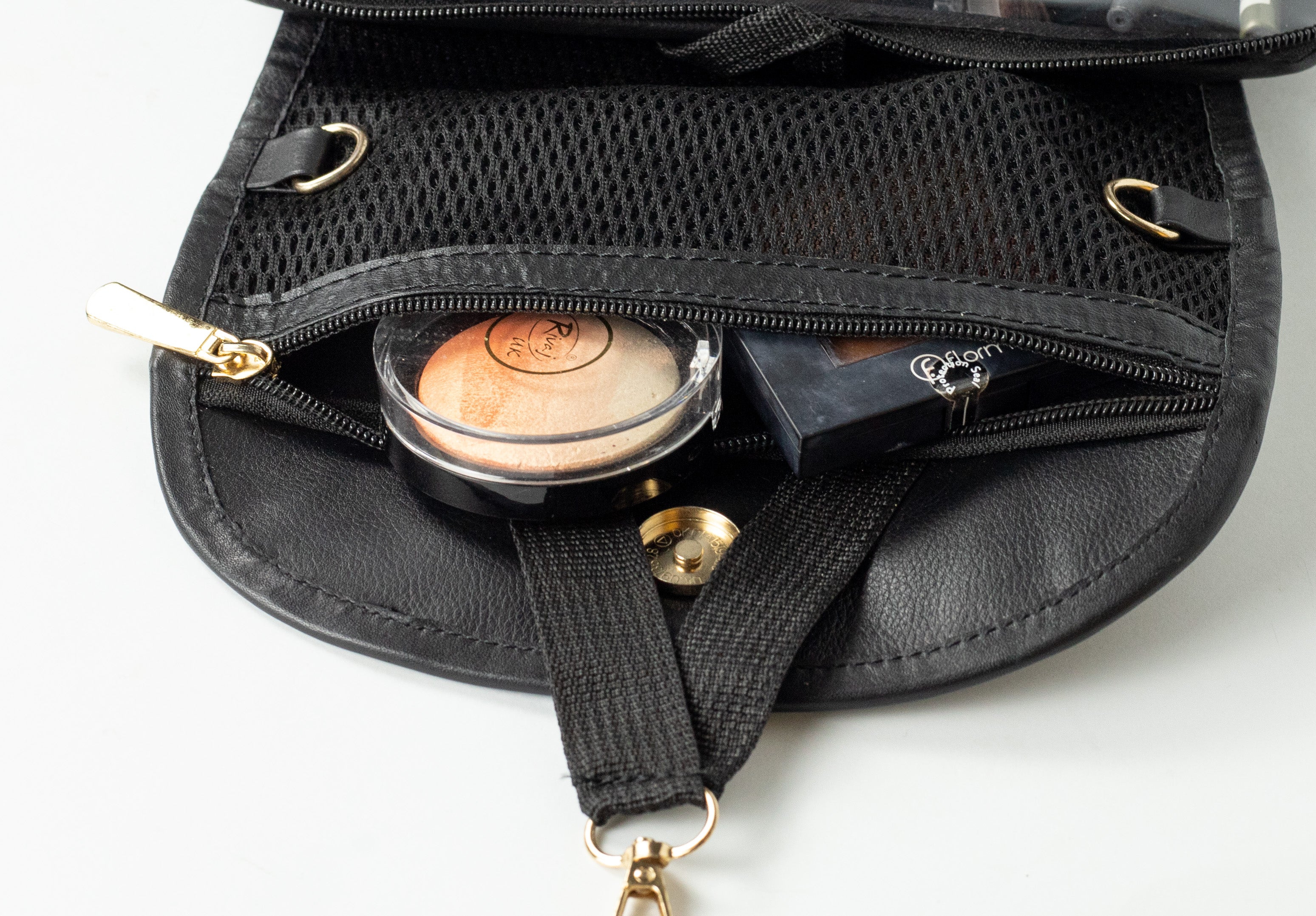 Multi-Compartment Makeup Organizer Bag