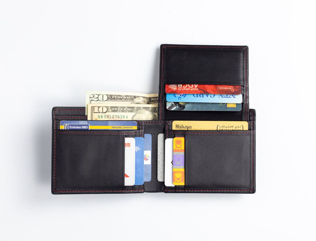 Bankroll Wallet – Men’s Black Leather Edition